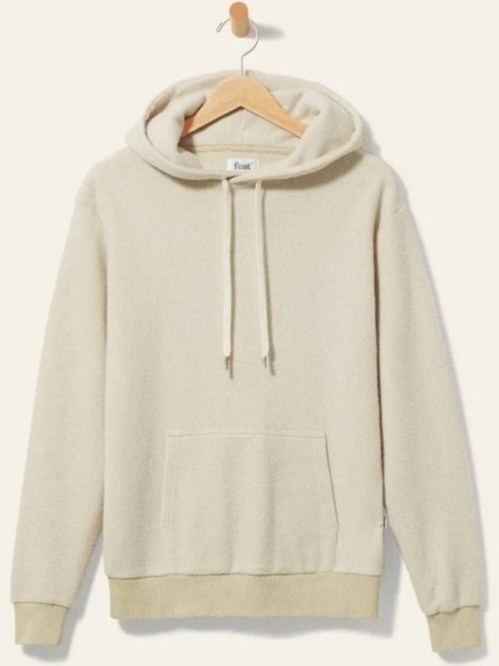 Feat BlanketBlend Hoodie Oatmilk Tan Sweatshirt NWT Size Medium